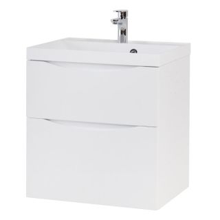 Тумба под раковину BelBagno Marino 60см Bianco Lucido MARINO-H60-600-2C-SO-BL-P
